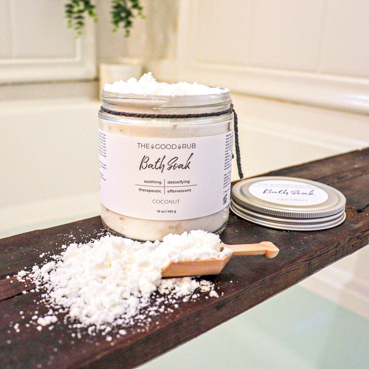 Coconut Bath Soak | Organic Bath Soak | The Good Rub