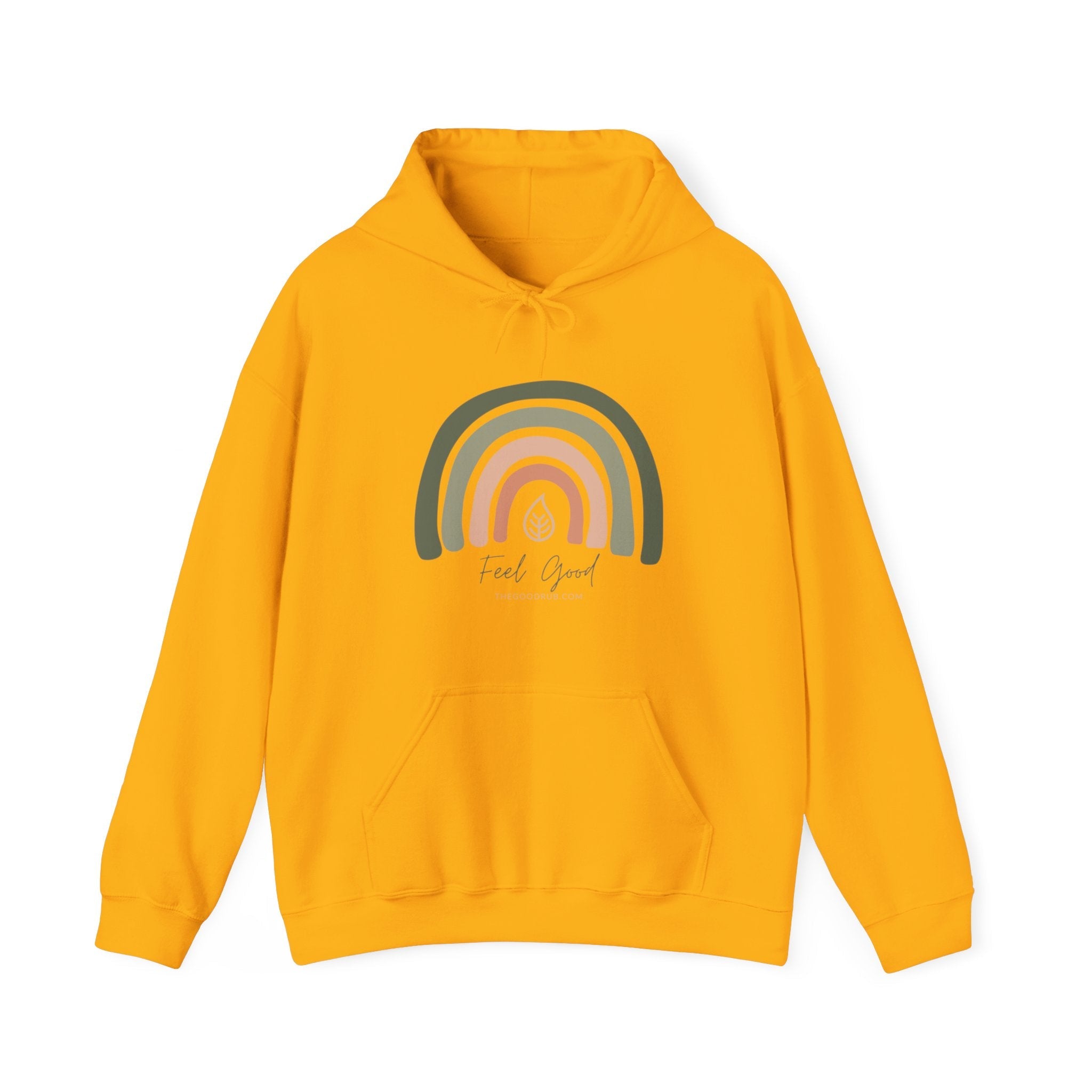 Feel Good Rainbow - Unisex Heavy Blend™ Hooded Sweatshirt - The Good Rub