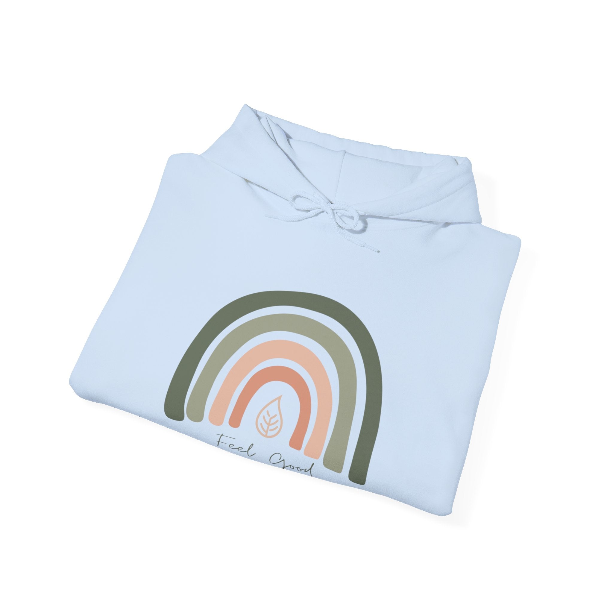 Feel Good Rainbow - Unisex Heavy Blend™ Hooded Sweatshirt - The Good Rub