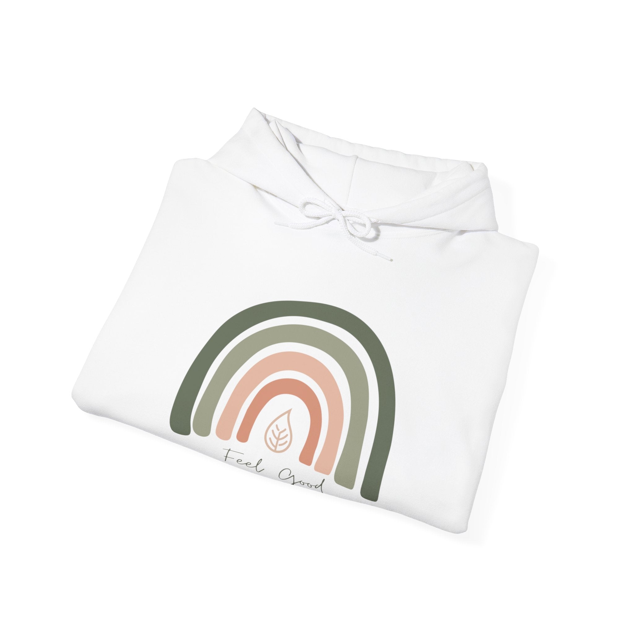 Feel Good Rainbow - Unisex Heavy Blend™ Hooded Sweatshirt - The Good Rub