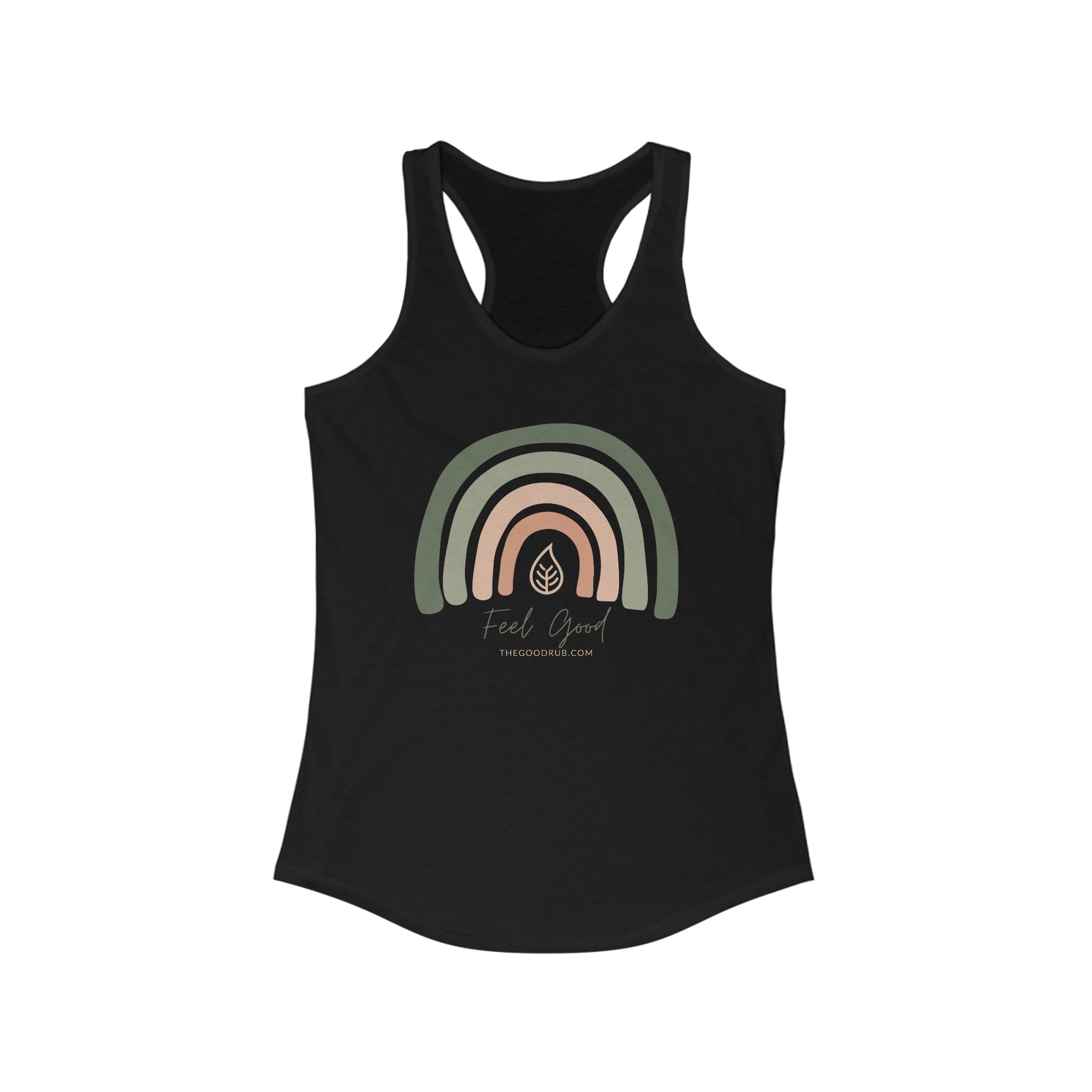 Feel Good Rainbow - Women's Racerback Tank - The Good Rub