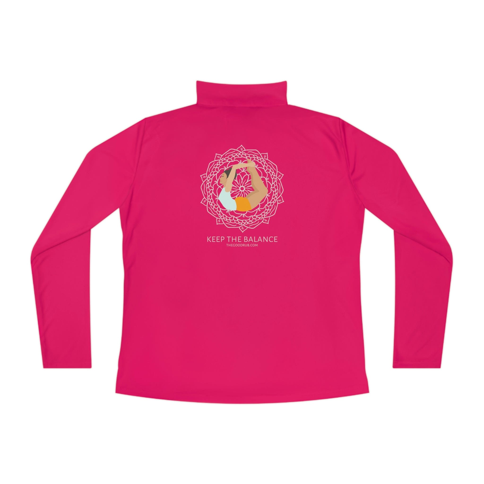 Keep The Balance - Ladies Quarter-Zip Pullover - The Good Rub
