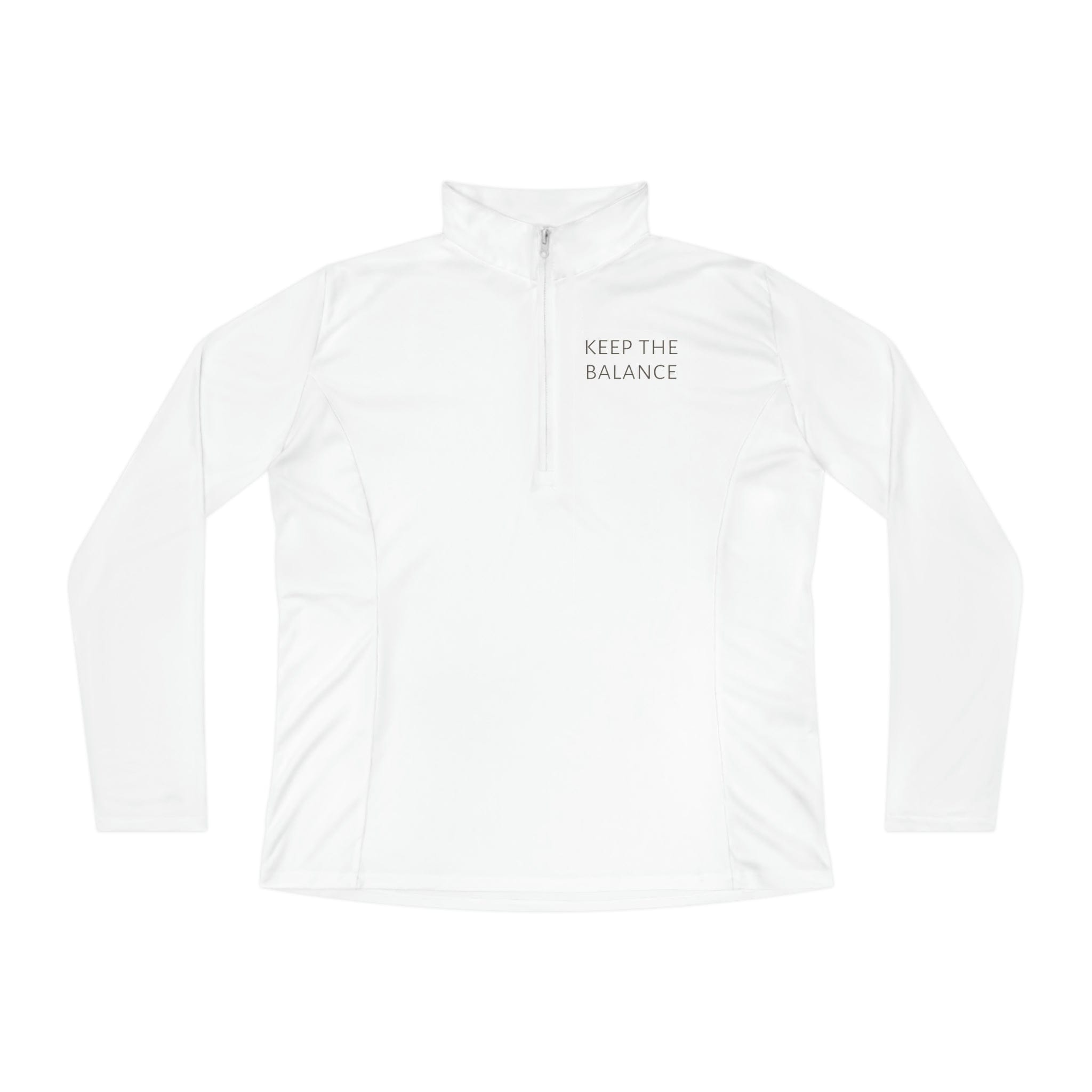 Keep The Balance - Ladies Quarter-Zip Pullover - The Good Rub