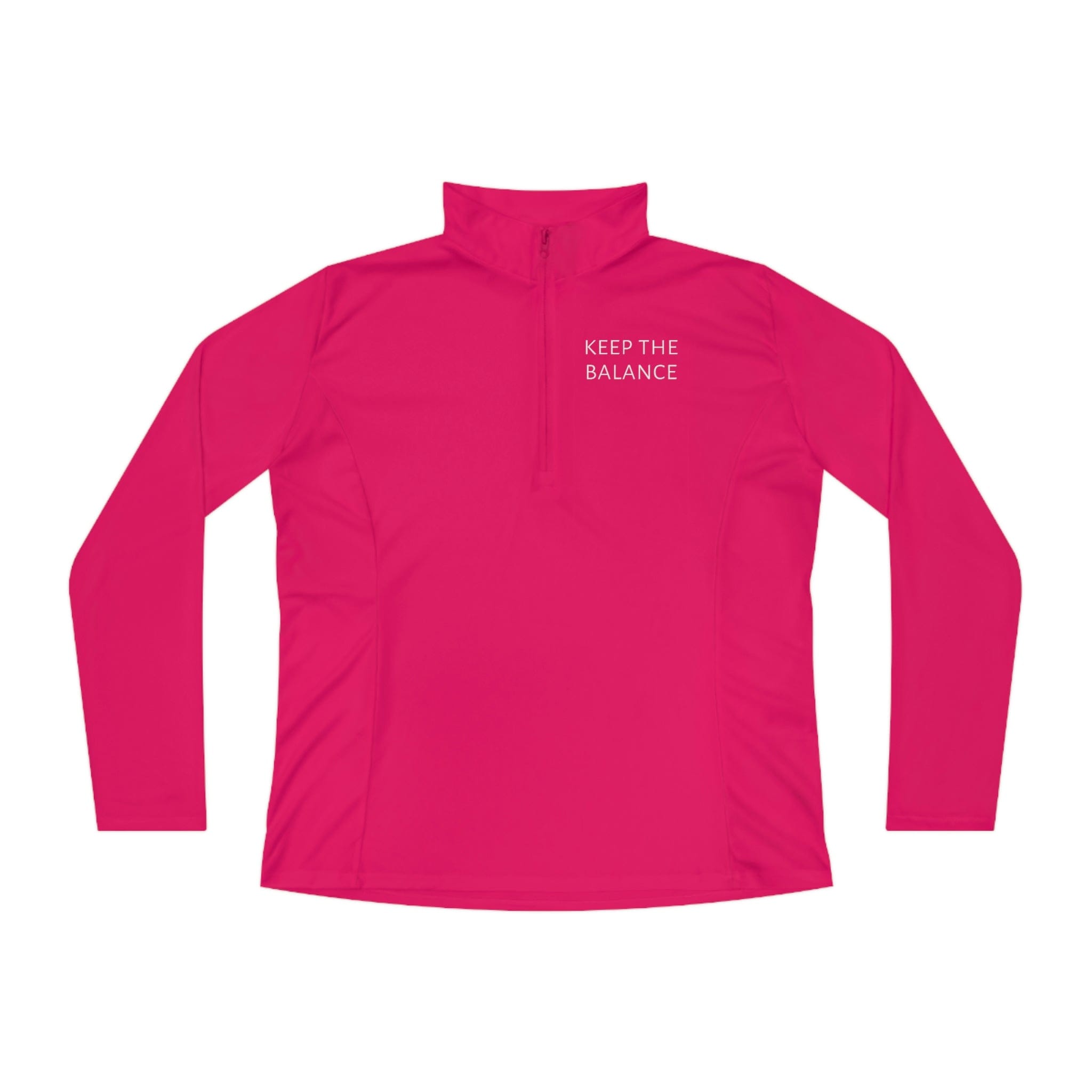 Keep The Balance - Ladies Quarter-Zip Pullover - The Good Rub