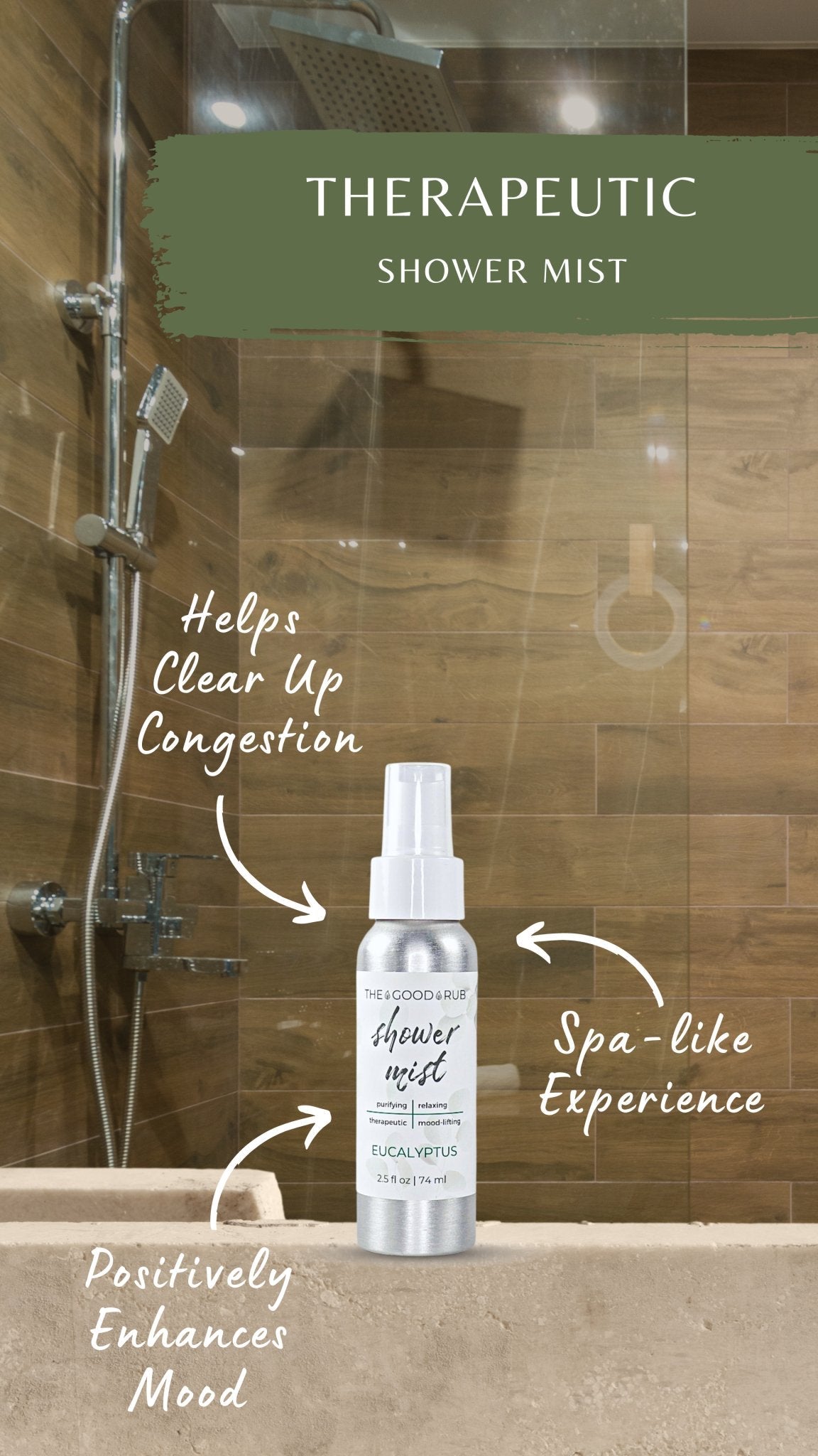 Therapeutic Shower Mist - The Good Rub