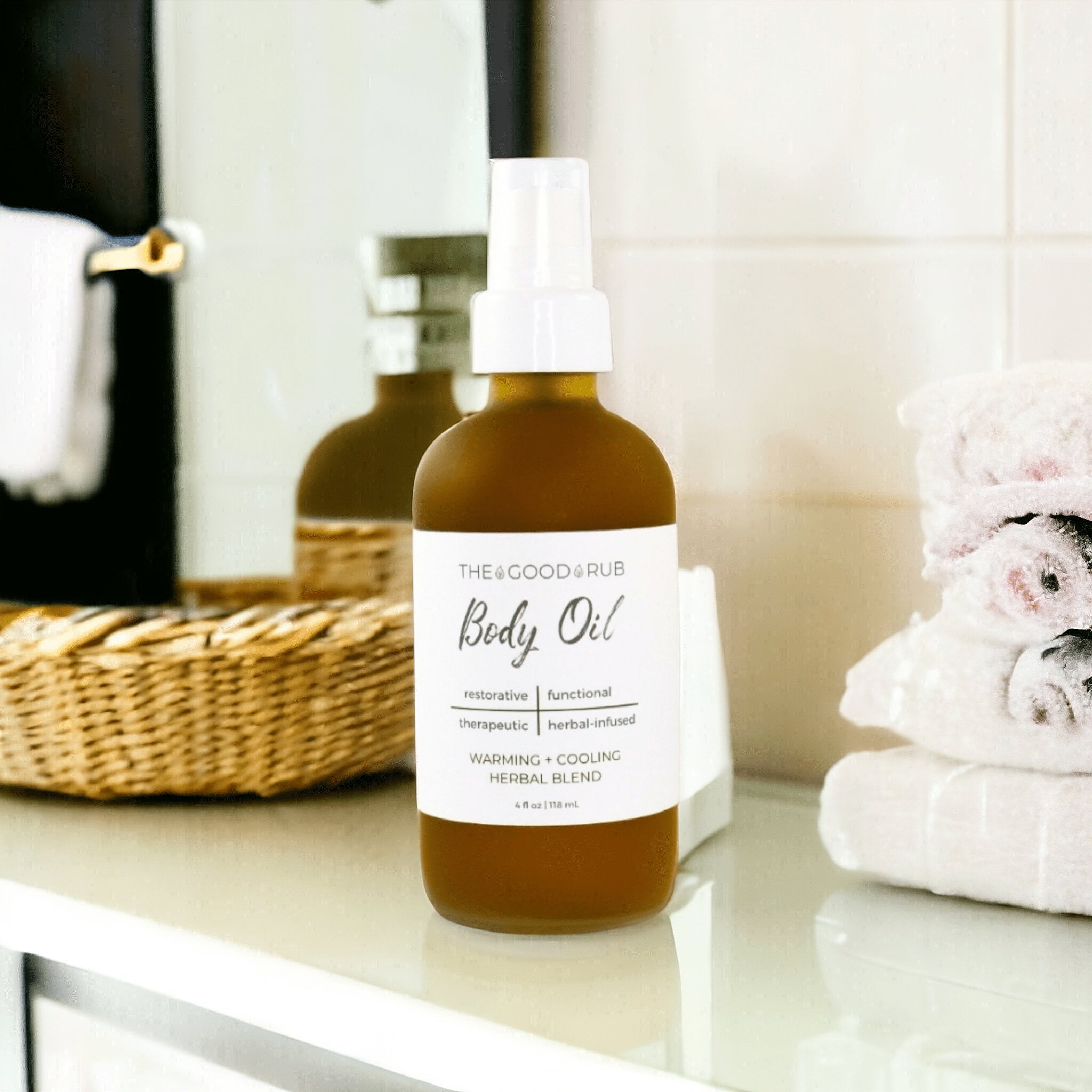 Warming + Cooling Body Oil - The Good Rub