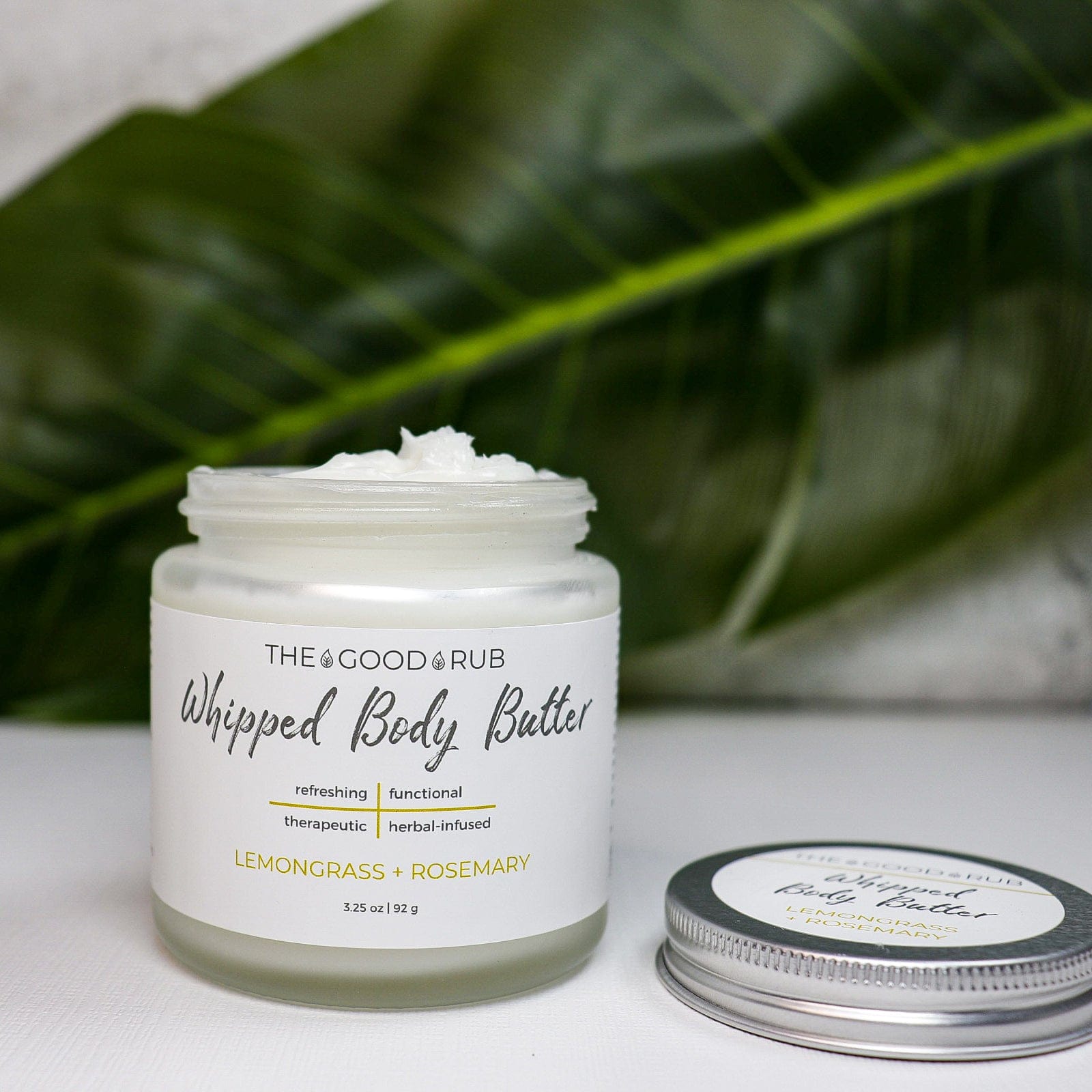 Lemongrass & Rosemary Whipped Butter | Whipped Butter | The Good Rub