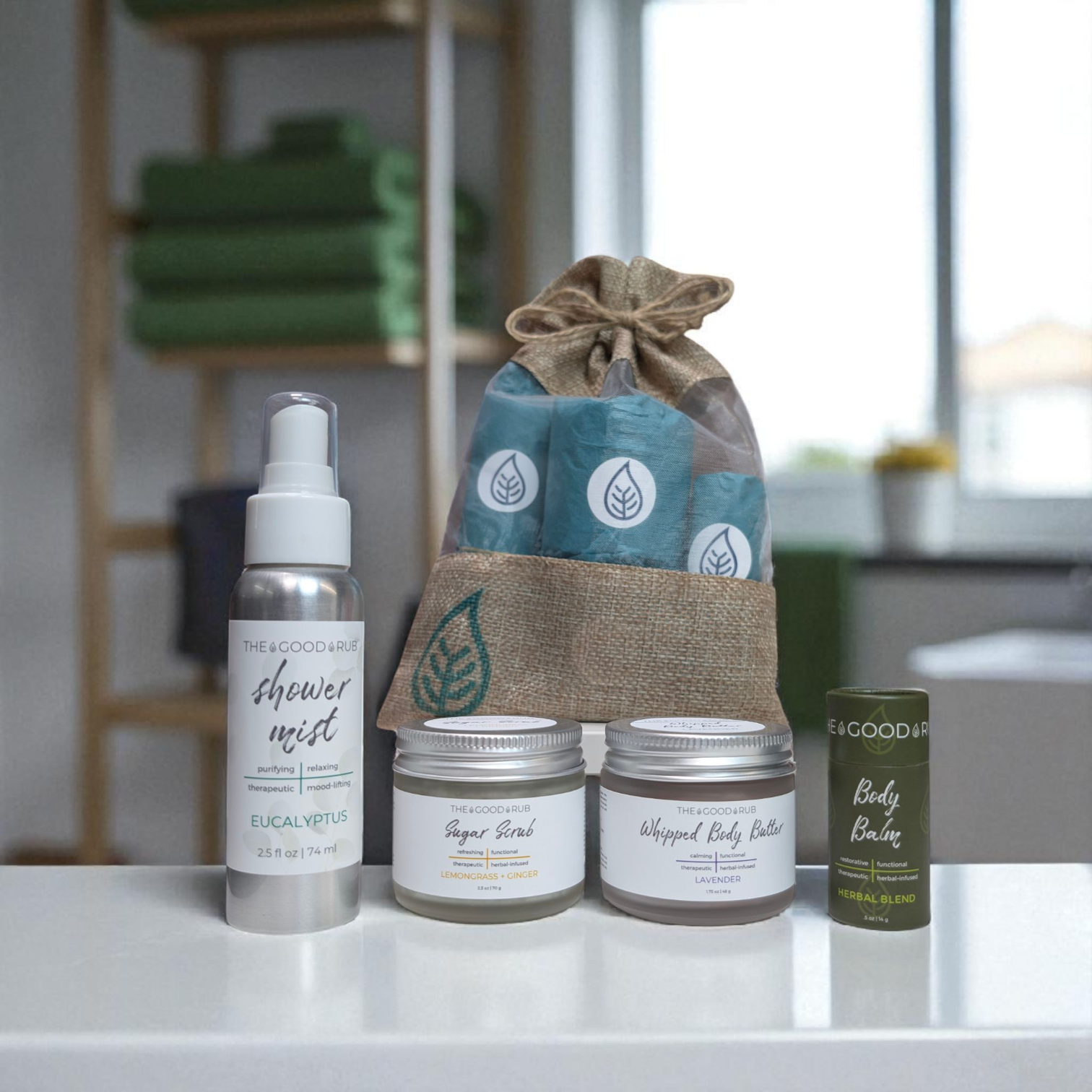 Bath Essentials Good Set | Bath Essentials Products | The Good Rub