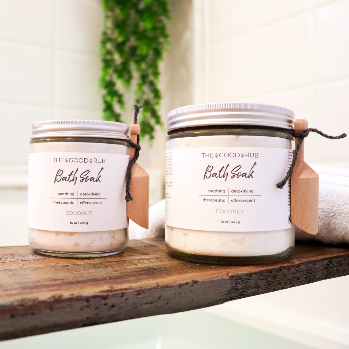 Coconut Bath Soak | Organic Bath Soak | The Good Rub