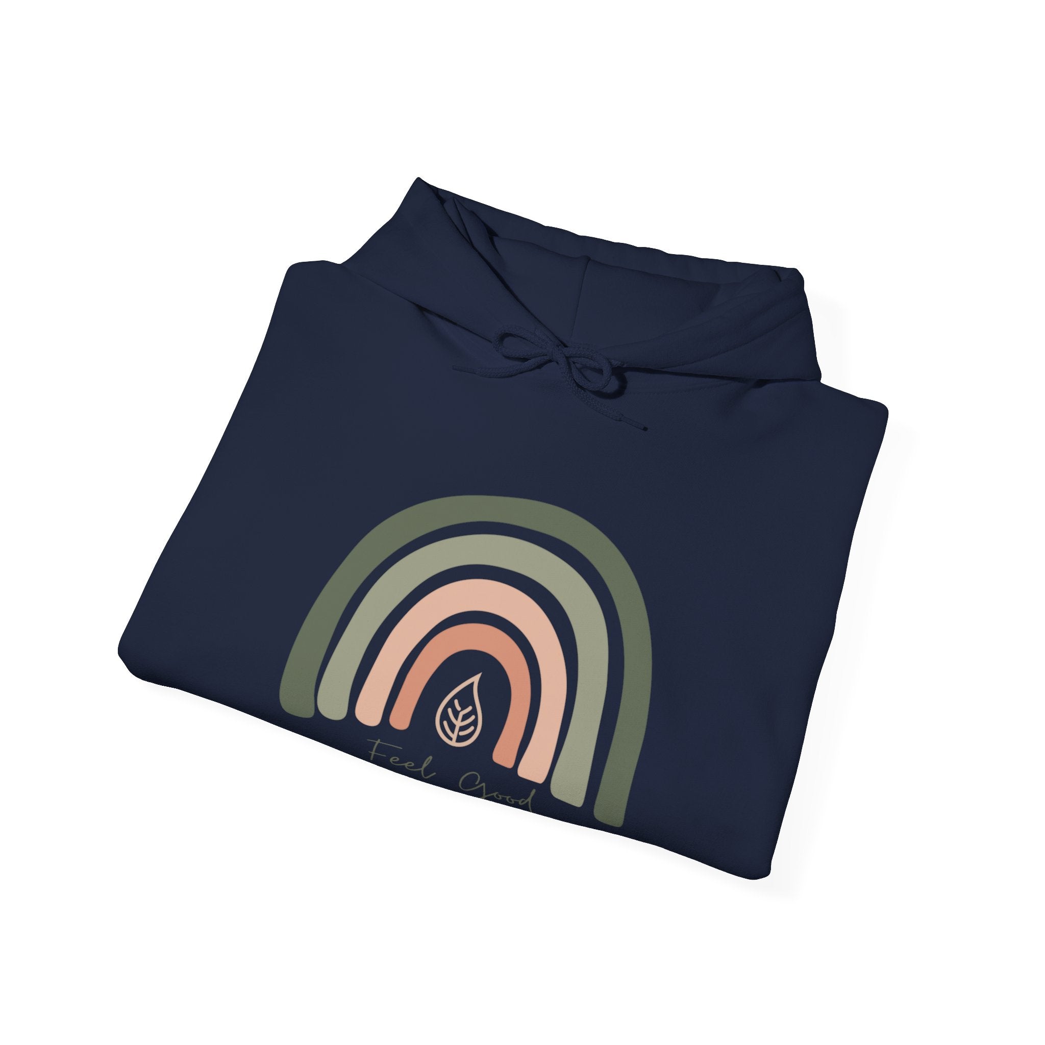 Feel Good Rainbow - Unisex Heavy Blend™ Hooded Sweatshirt - The Good Rub
