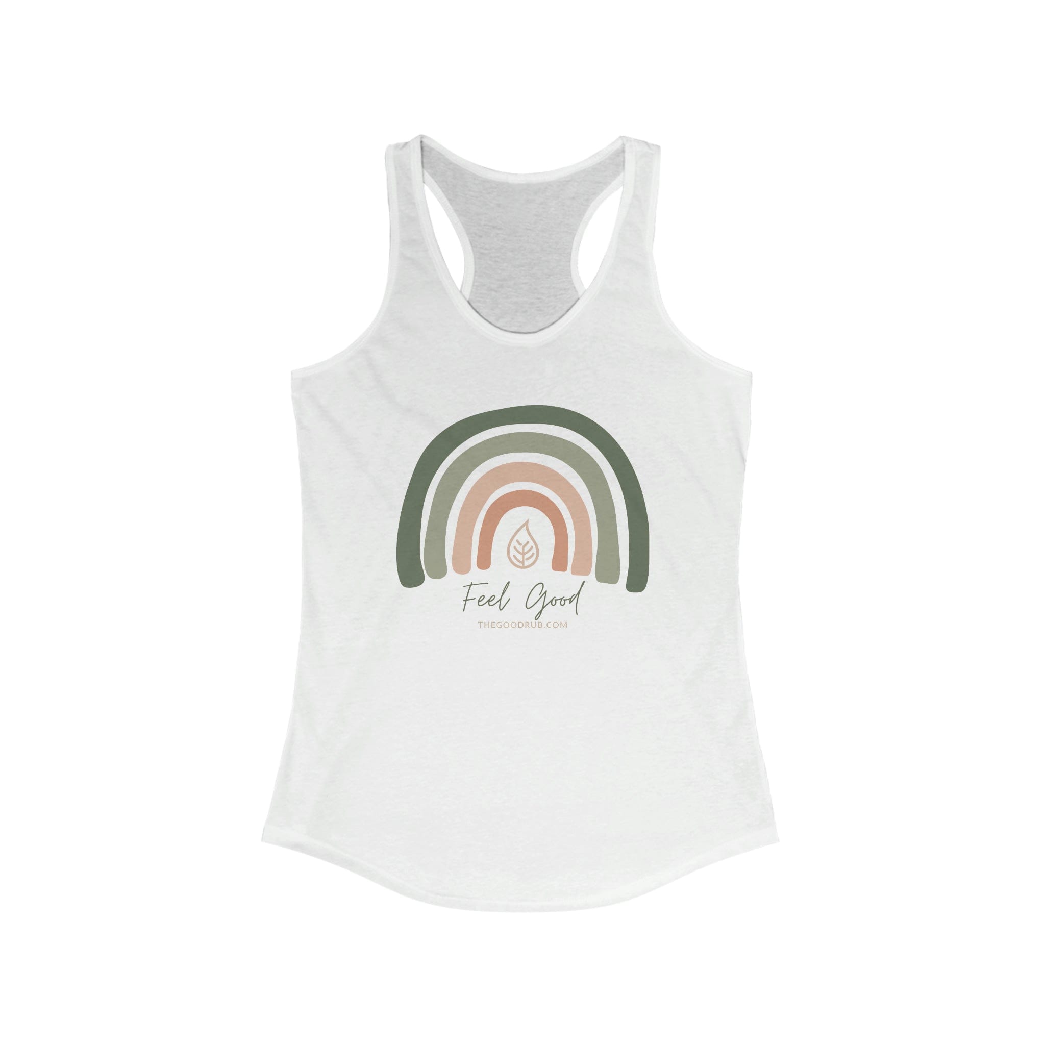 Feel Good Rainbow - Women's Racerback Tank - The Good Rub