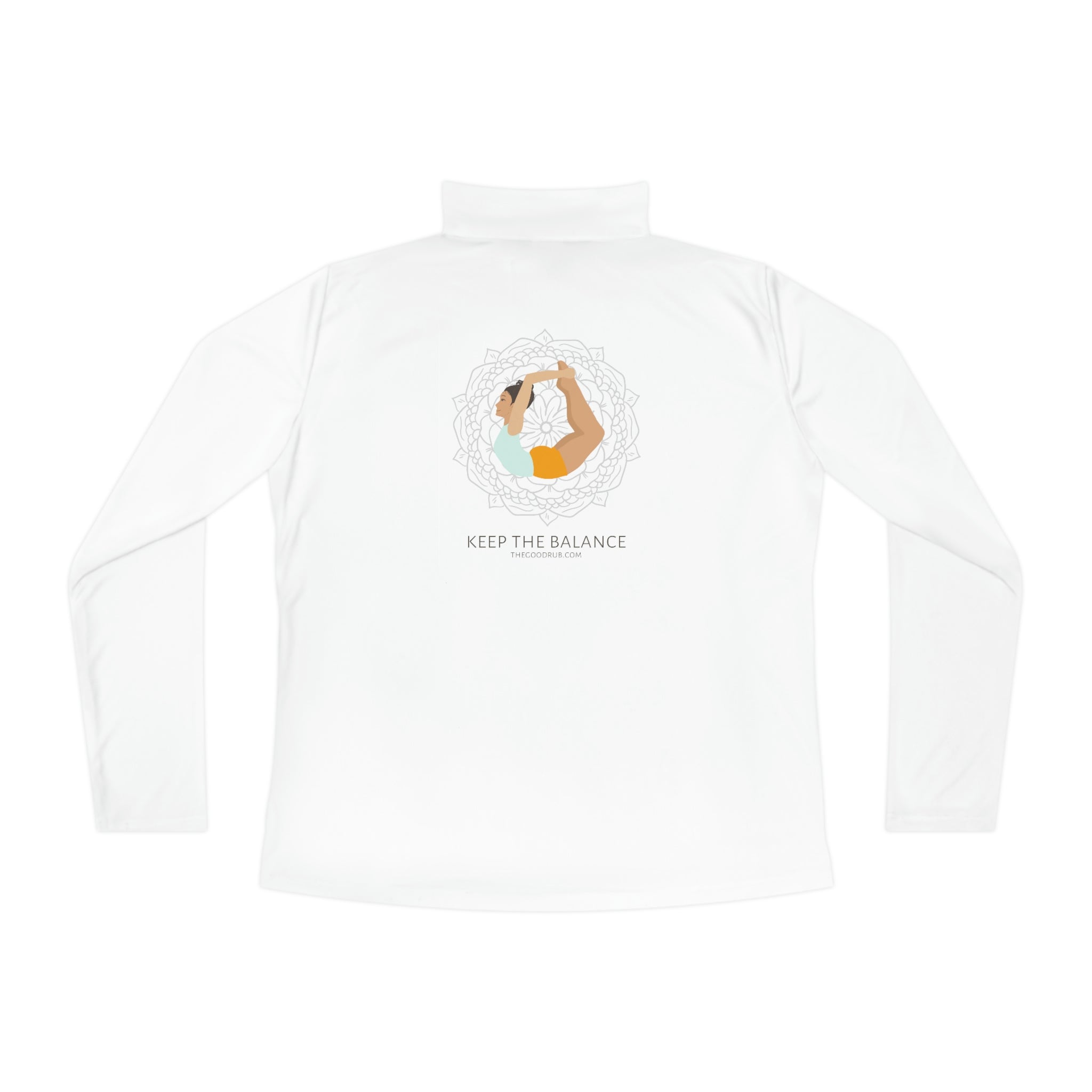Keep The Balance - Ladies Quarter-Zip Pullover - The Good Rub