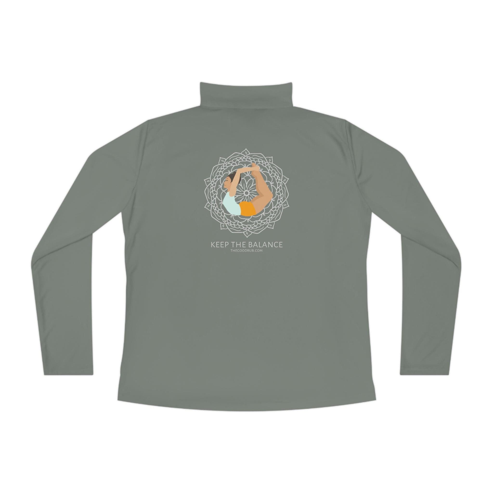 Keep The Balance - Ladies Quarter-Zip Pullover - The Good Rub