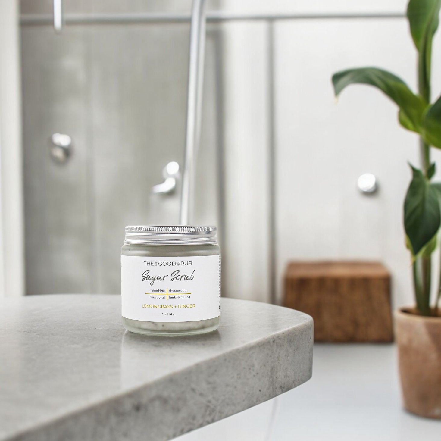 Lemongrass + Ginger Sugar Scrub - The Good Rub