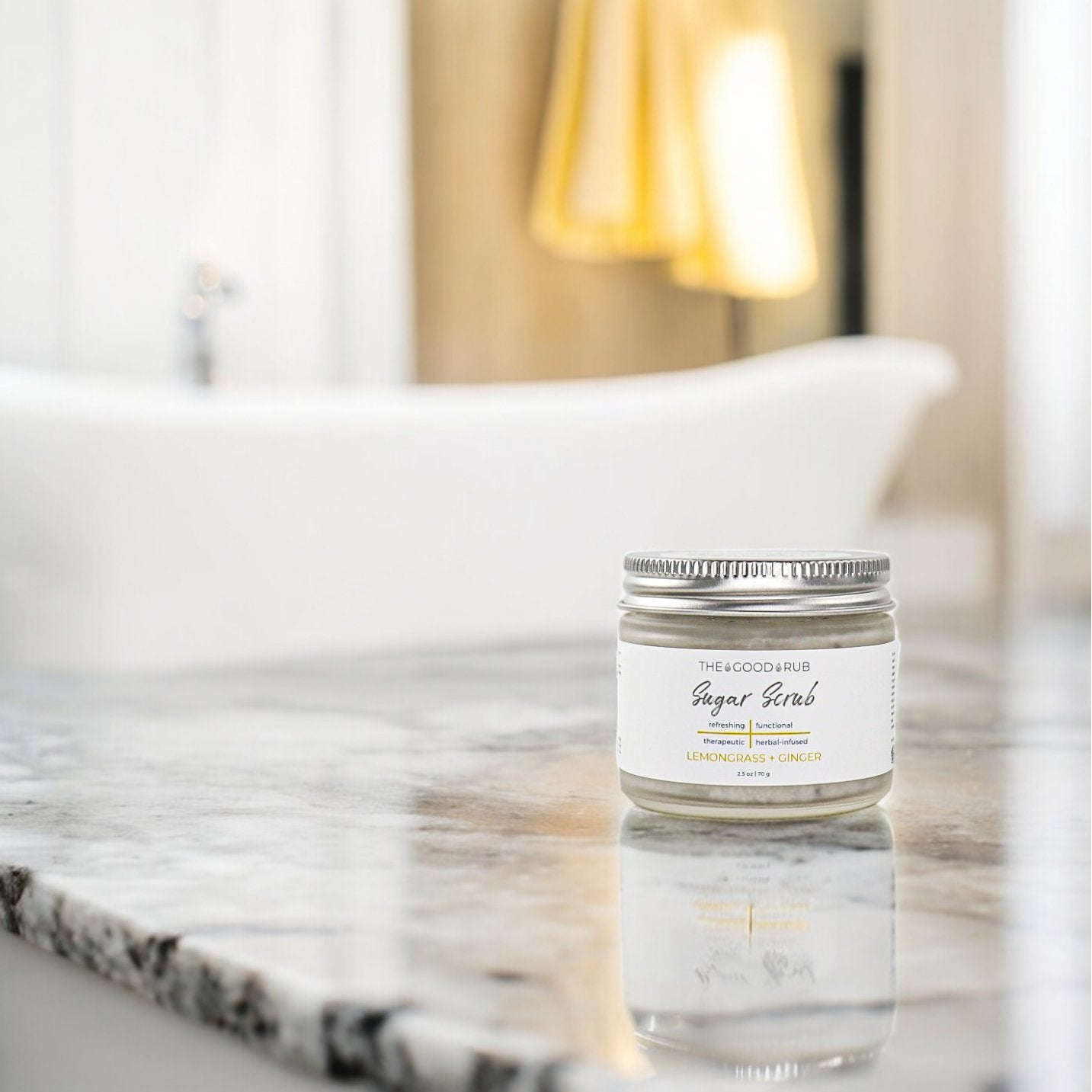 Lemongrass + Ginger Sugar Scrub - The Good Rub