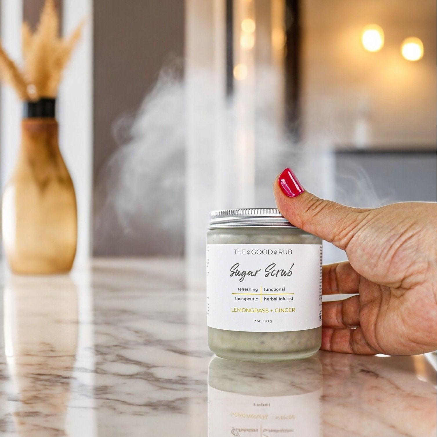 Lemongrass + Ginger Sugar Scrub - The Good Rub