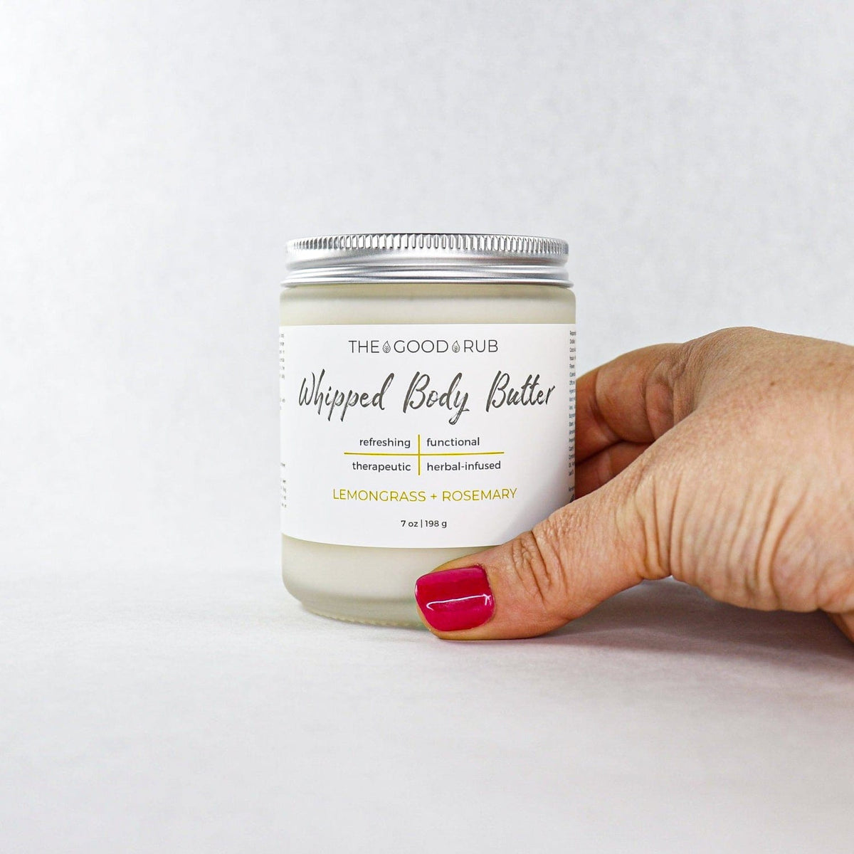 Lemongrass + Rosemary Whipped Body Butter - The Good Rub