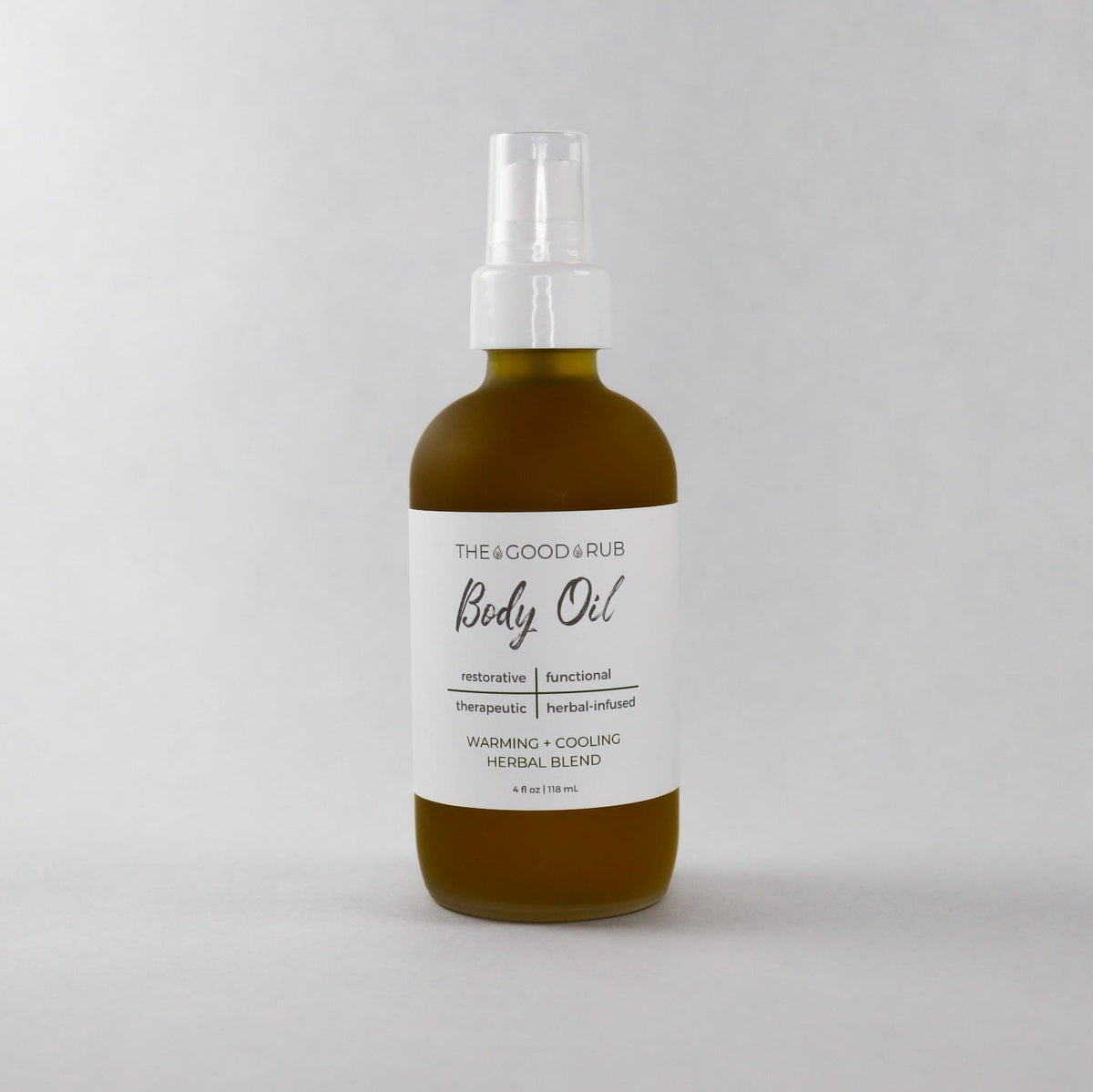 Warming + Cooling Body Oil - The Good Rub