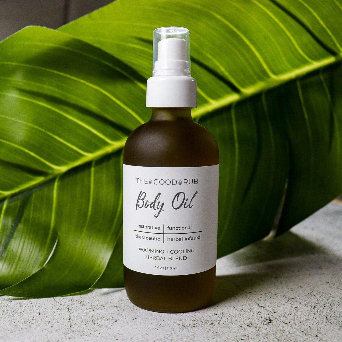 Body Warming Oil | Body Cooling Oil | The Good Rub