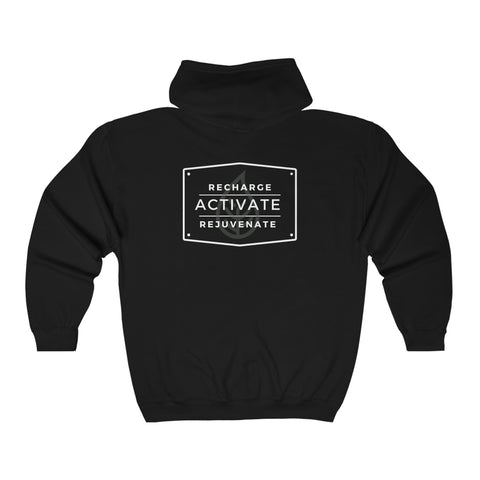 Activate Full Zip Hooded | Full Zip Sweatshirt | The Good Rub